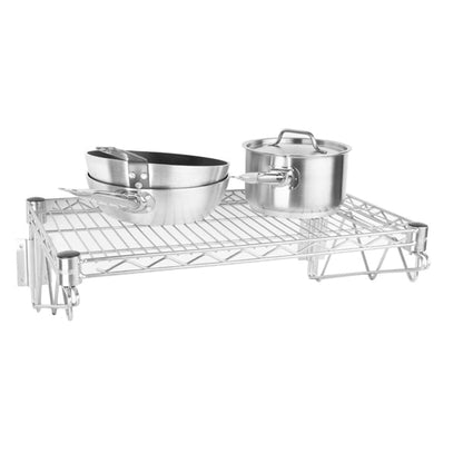 Stainless Steel & Shelving Vogue Steel Wire Wall Shelf 610mm - U200 Vogue