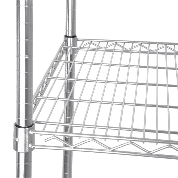 Shelving Vogue 4 Tier Wire Shelving Kit 1220x610mm - U257 Vogue