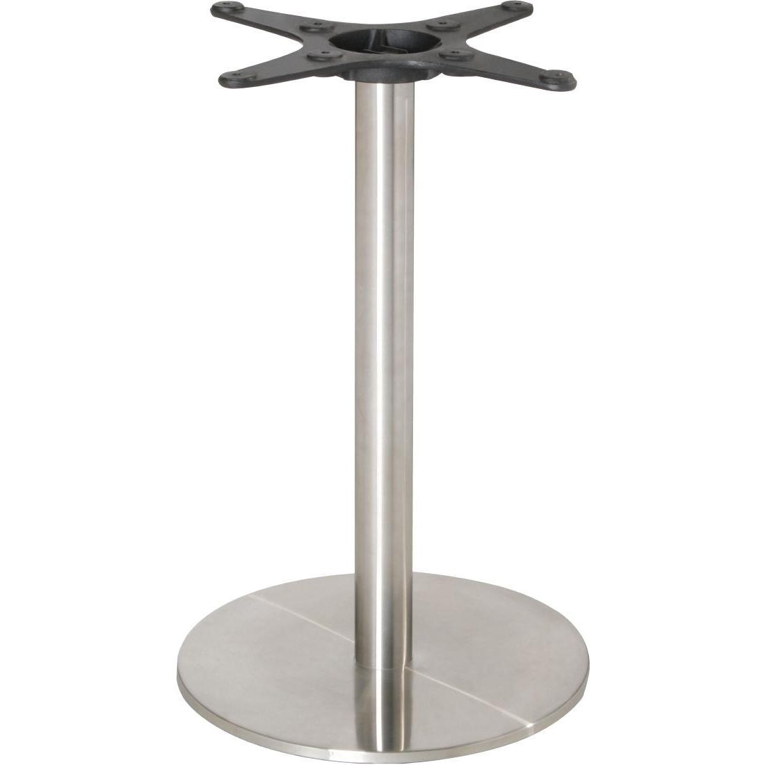 Bolero Stainless Steel Round Table Base U552 Mattys