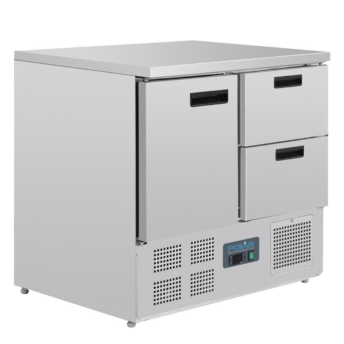 Polar G-Series One Door Two Drawer Counter Fridge 240Ltr U637-A Mattys