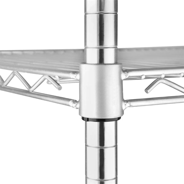 Shelving Vogue 4 Tier Wire Shelving Kit 610x610mm - U884 Vogue