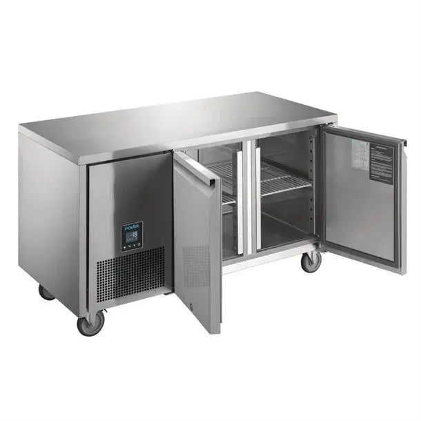 Polar U-Series Premium Double Door Counter Freezer 267tr UA006-A Mattys
