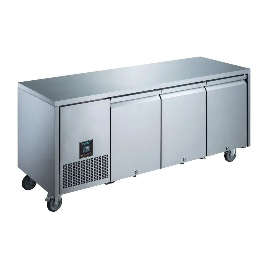 Polar U-Series Premium Triple Door Counter Fridge 420Ltr UA007-A Mattys