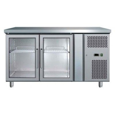 Bromic UBC1360GD Two Glass Door Under Bench Chiller 282L Mattys