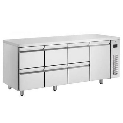 Under Bar Fridge 1 Door 6 Drawers Mattys
