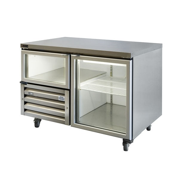 Anvil UBG1200(H) Under Bar Fridge 1 1/2 Glass Doors Mattys