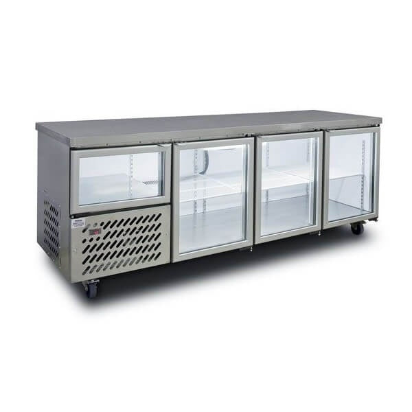 Anvil UBG6240(H) Back Bar Fridge 3 1/2 Glass Doors Mattys