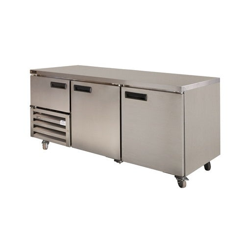 Anvil UBS1800(H) Stainless Steel Under Bar Fridge 2 1/2 Doors Mattys