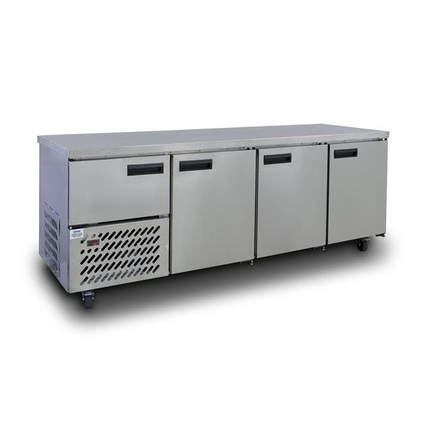 Anvil UBS2400(H) Stainless Steel Under Bar Fridge 3 1/2 Door Mattys