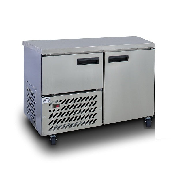 Anvil UBS6120(H) Stainless Steel Slimline Under Bar Fridge 1 1/2 Doors Mattys