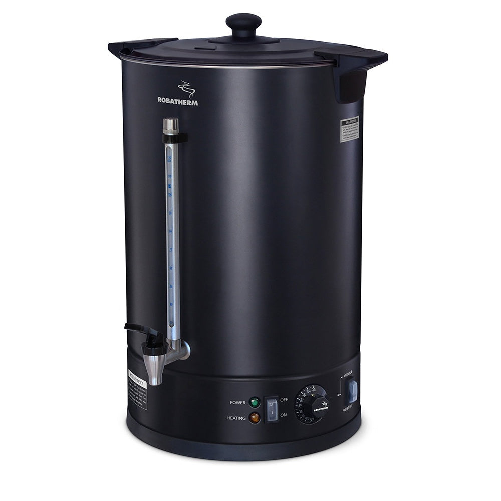 Black Powder Coated, Variable Pre-Set Control Hot Water Urn, 20Ltr UDB20VP Mattys