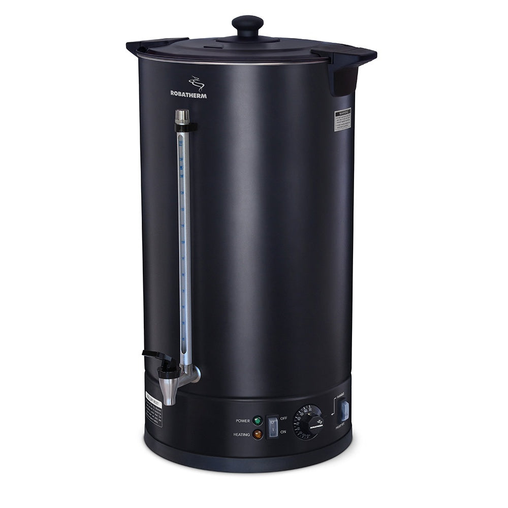 Black Powder Coated, Variable Pre-Set Control Hot Water Urn, 30Ltr UDB30VP Mattys