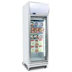 Bromic UF0500LF Single Glass Door Fan Forced Freezer w/Lightbox Mattys