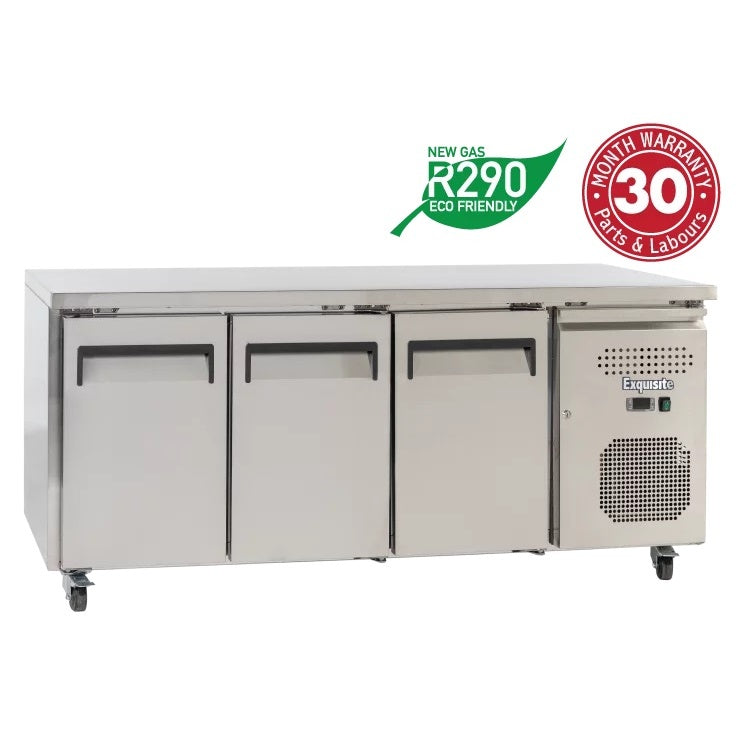 EXQUISITE USF400H Three Door Underbench Freezer Mattys