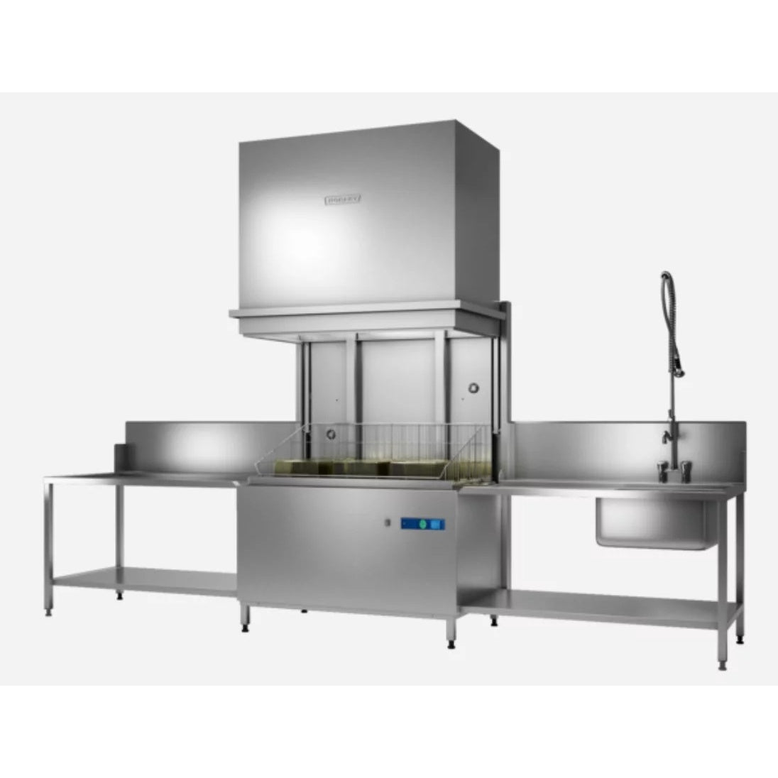 Hobart PROFI UXTLH-HL Twin Chamber Pass Through High Hood Utensil Washer Mattys