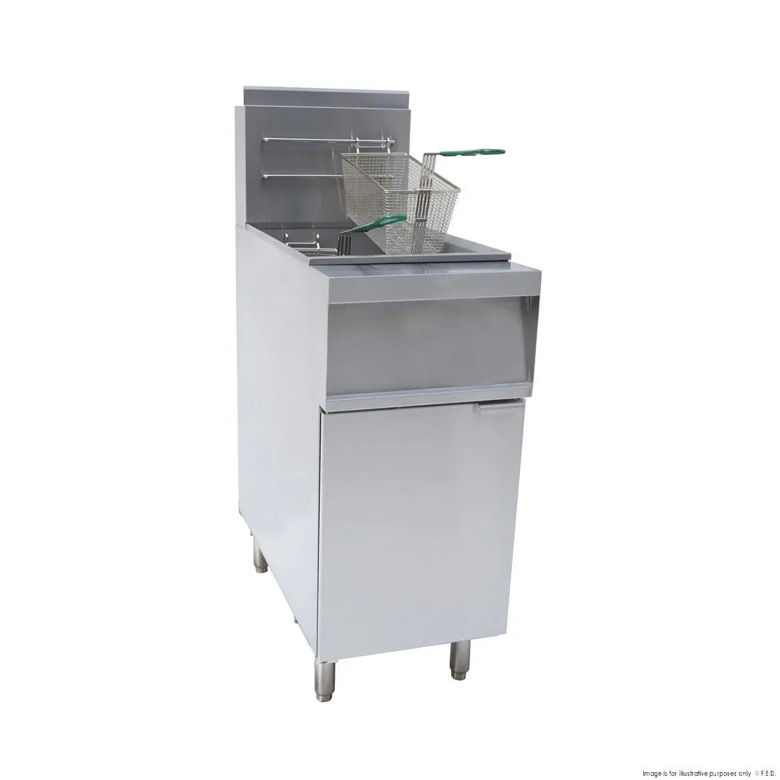 F.E.D. Gasmax VP122LPG - V Pan LPG Deep Fryer Mattys