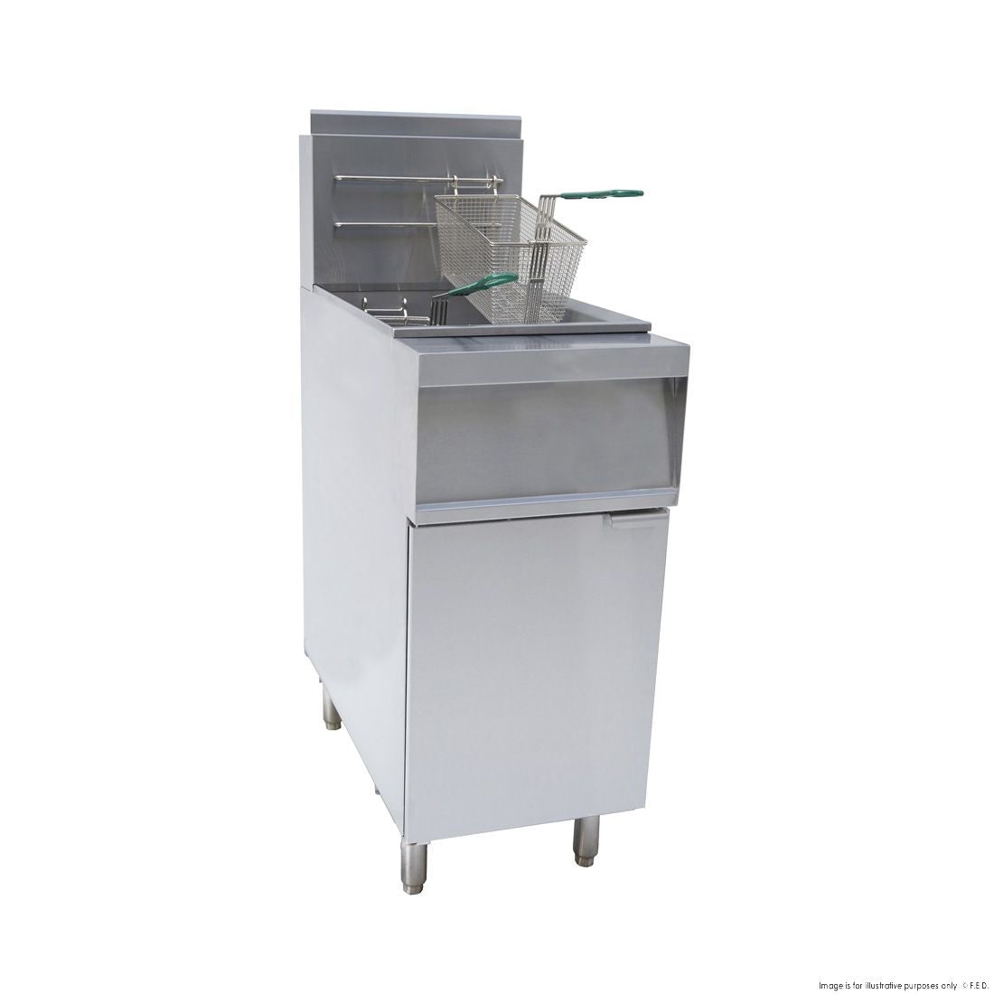 F.E.D. GASMAX VP122 – V Pan Natural Gas Deep Fryer Mattys