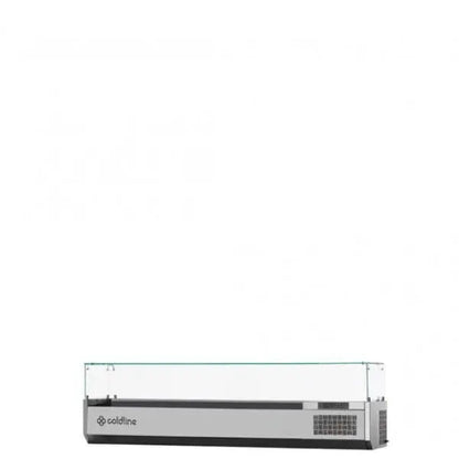 Coldline VP20/9NL Display Case with Glass for Ingredients - 2005mm Mattys