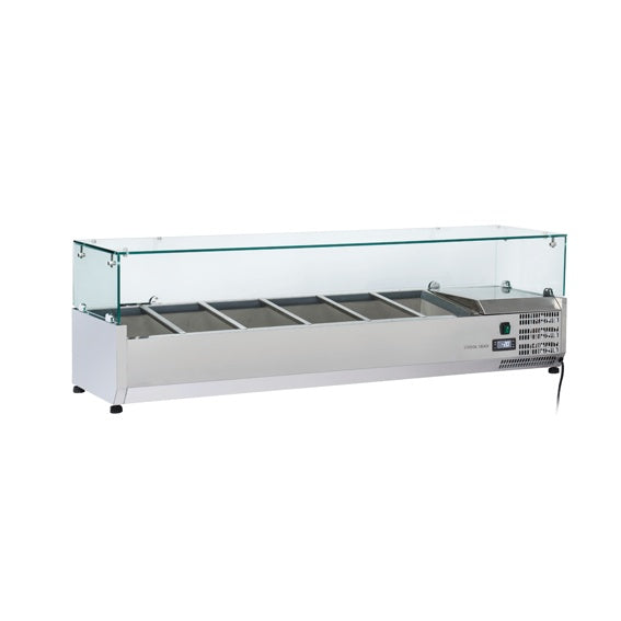 1500 Glass Refrigerated Ingredient Well Mattys
