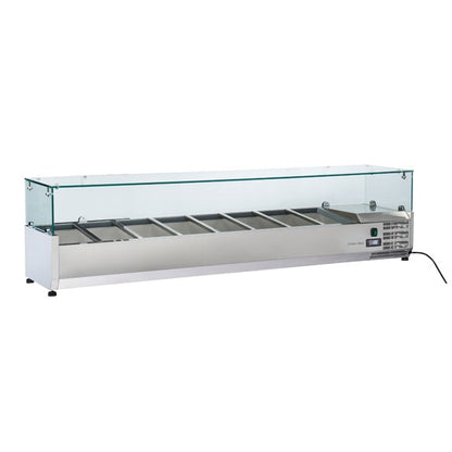 Anvil Aire Refrigeration 1800 Glass Refrigerated Ingredient Well - VRX1800 Mattys