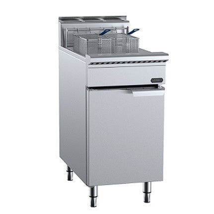 B+S Verro VTF-451S Gas Split Pan Turbo Fryer Mattys