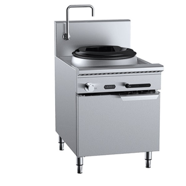B+S Verro VUFWWD-1SB2 Gas Single Hole Deluxe Waterless Wok Table with Two RHS burners Mattys