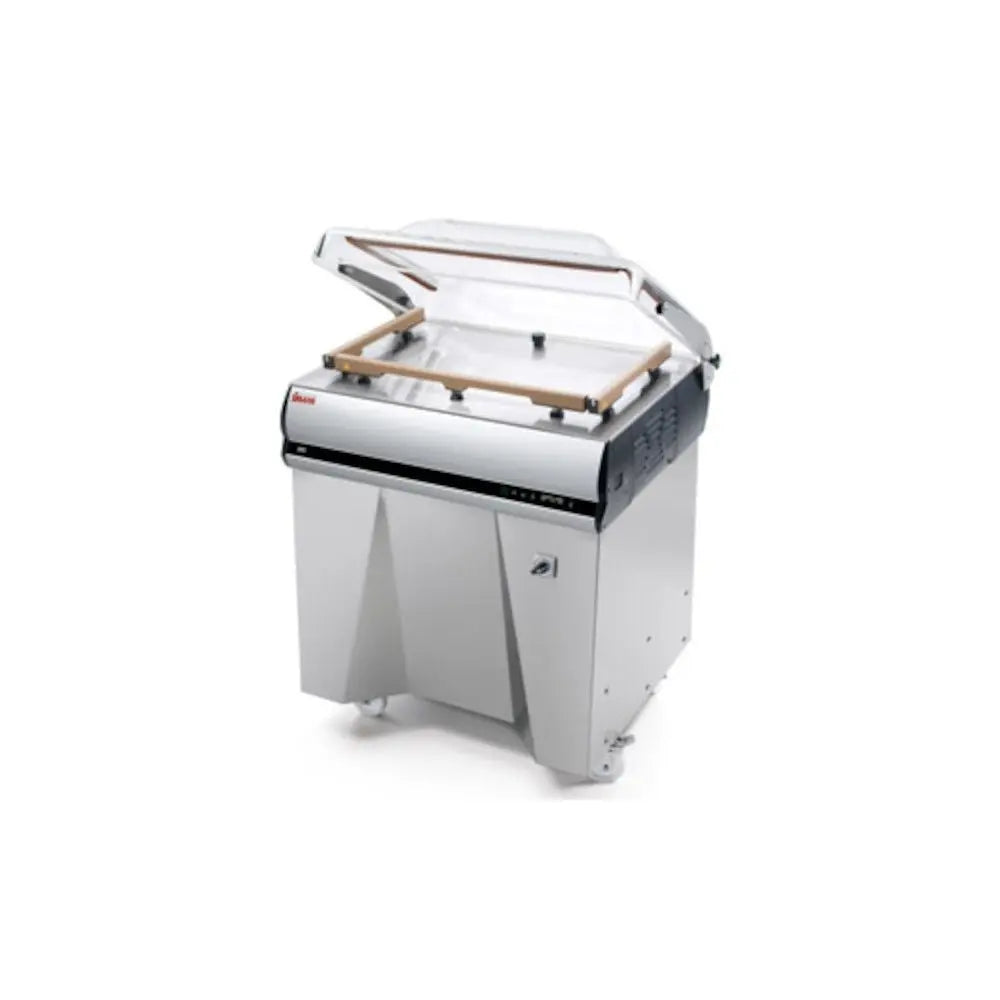 Sirman W8 TOP 70BX 40TB P Vacuum Chamber Sealer On Cabinet Base, 40 Mc/Hr Vacuum Pump, Triple Sealing Bars (2x 410mm, 1 X 640mm) And Gas-Ready Capability. Mattys