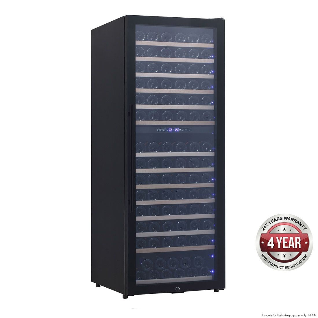 F.E.D. Thermaster WB-155B Dual Zone Medium Premium Wine Cooler Mattys