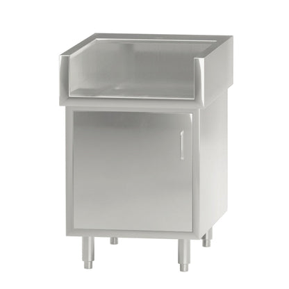 Modular System Single Door Stainless Steel Cabinet with Splash Guard - WCB8-0600 Modular Systems