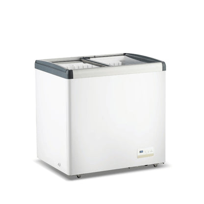 Thermaster 256L Chest Freezer with Flat Glass Sliding Lids - WD256G Thermaster