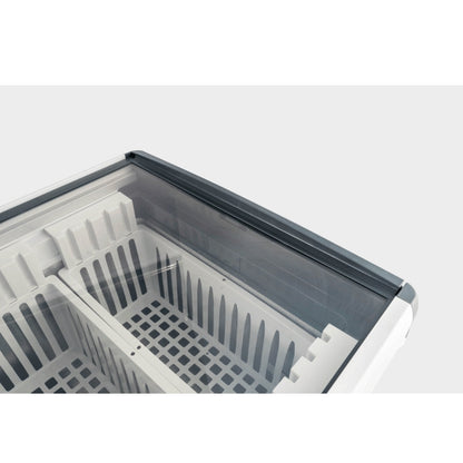 Thermaster 336L Chest Freezer with Flat Glass Sliding Lids - WD336G Thermaster