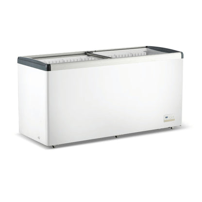 Thermaster 516L Chest Freezer with Flat Glass Sliding Lids - WD516G Thermaster