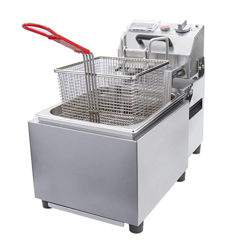Woodson W.Fas80 Auto-Lift Single Pan Fryer - 8 Litres Mattys