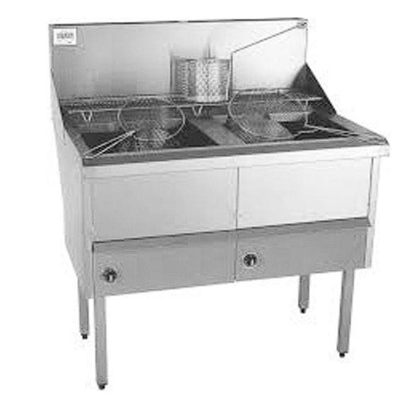 F.E.D. CCCE Gas Fish and Chips Fryer - WFS-2/18 Mattys