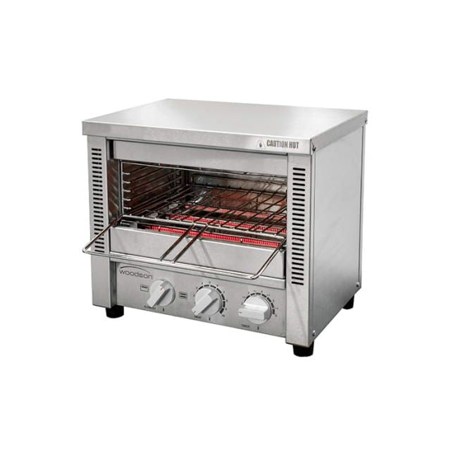 Woodson W.GTQI4.CUB 4 Slice Multi-Function Glass Element Toaster Griller Mattys