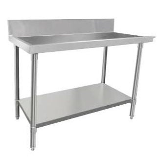 Benches Mixrite Stainless Steel Dishwasher Bench Outlet - WST6120R Mattys