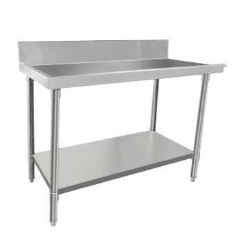 Benches Mixrite Stainless Steel Dishwasher Bench Outlet - WST7120L Mattys