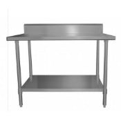 Benches Mixrite Work Bench w/Splashback 700 Deep - 1500 Wide - WTS715B Mattys
