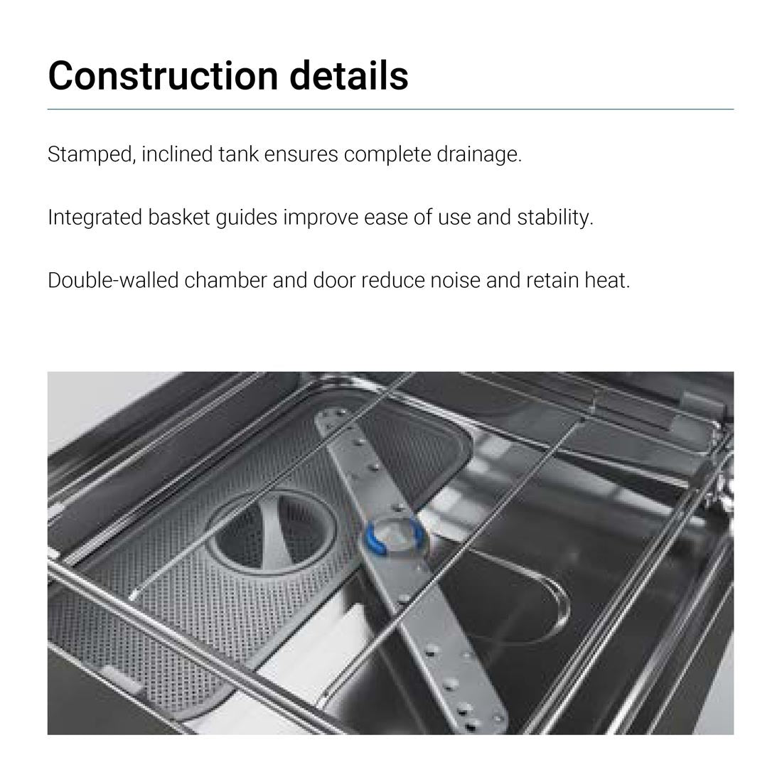 Fagor iNova Concept Front Loading Dishwasher - WUC-502TBD Fagor