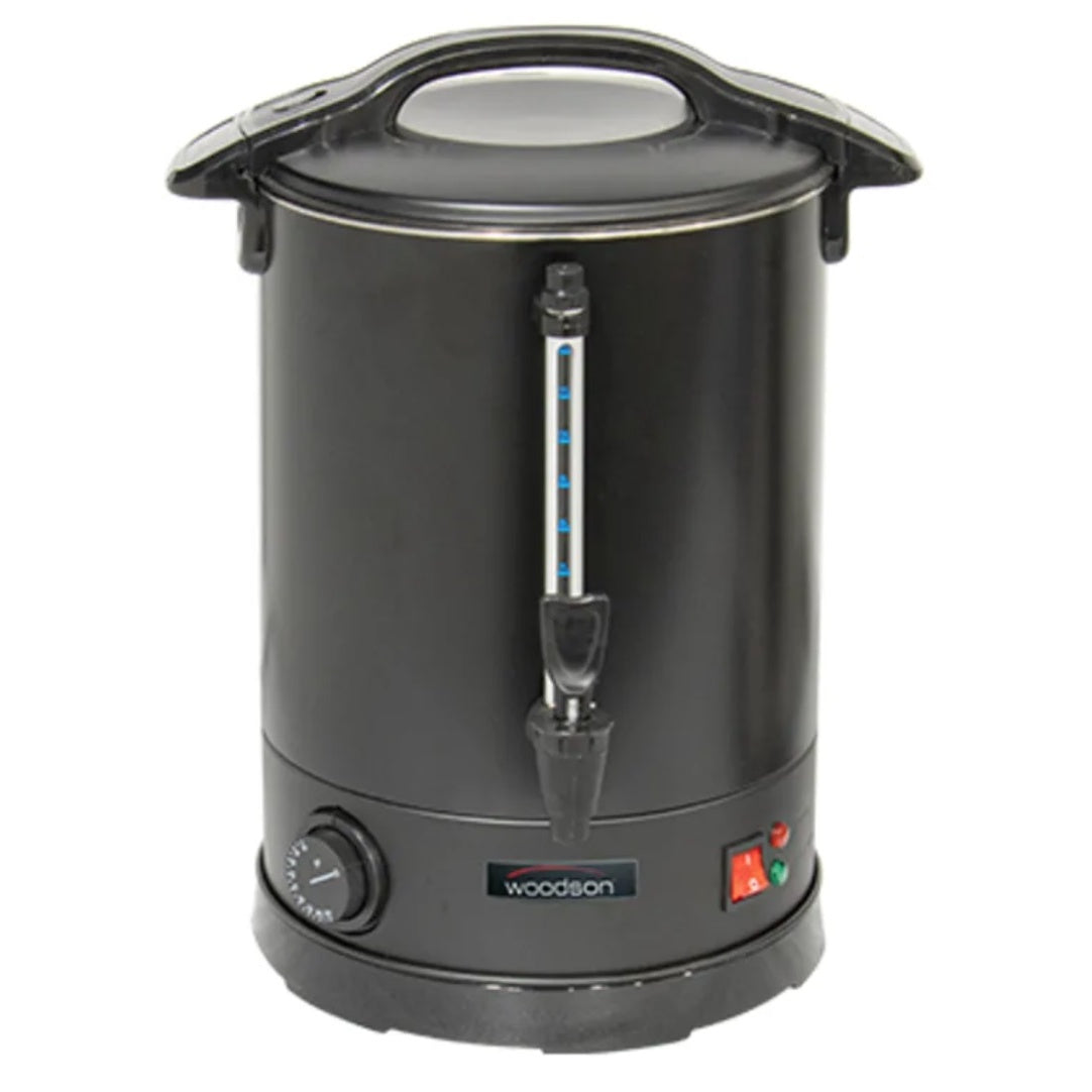Woodson W.URN10.B Black Powdercoat Urn - 10 Litre Woodson