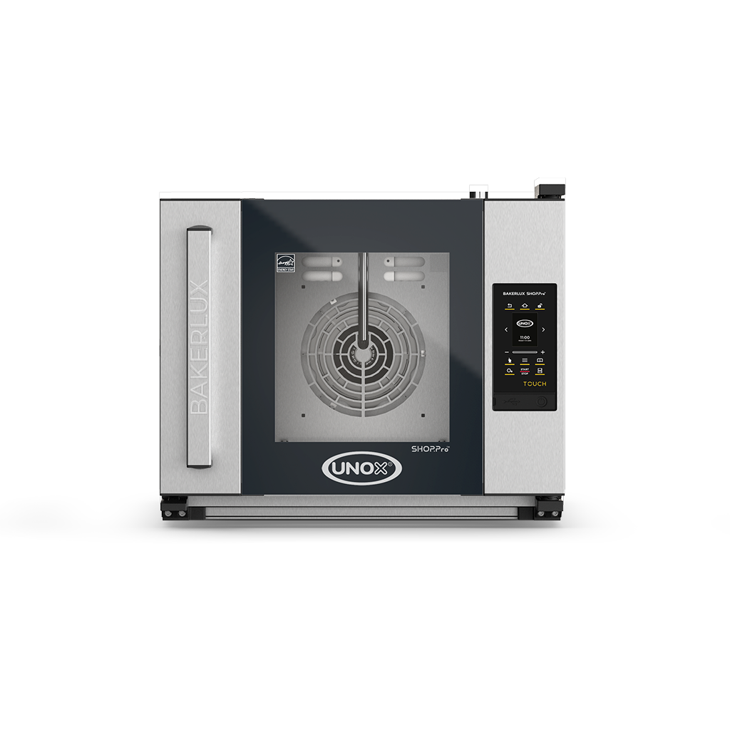 UNOX BAKERLUX SHOP.Pro TOUCH Arianna.Matic Electric 4 trays Right Hinge (XEFR-04HS-ETLV).