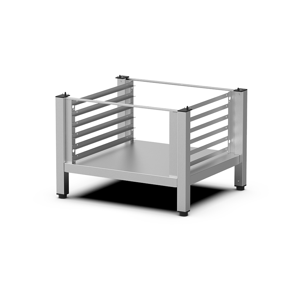 UNOX Intermediate Open Stand with Lateral Supports (XEKRT-06EU-M) — a commercial kitchen equipment accessory, supplied by Matty's.