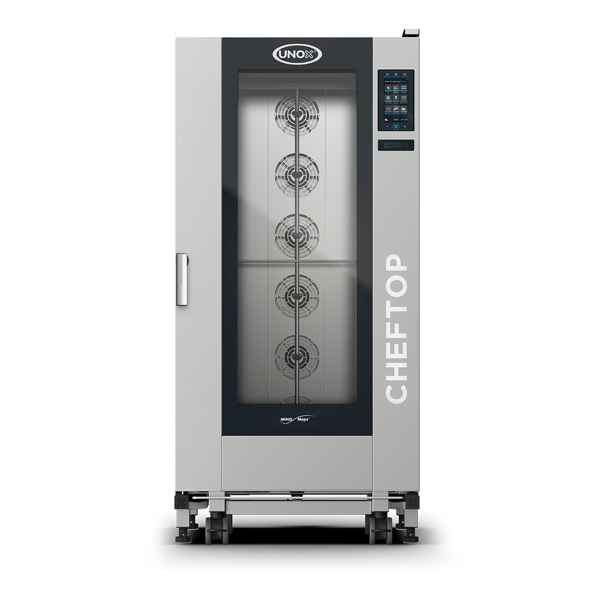 UNOX CHEFTOP MIND.Maps PLUS BIG Gas 20 Tray GN 1/1 Right Hinge (XEVL-2011-GPLS).