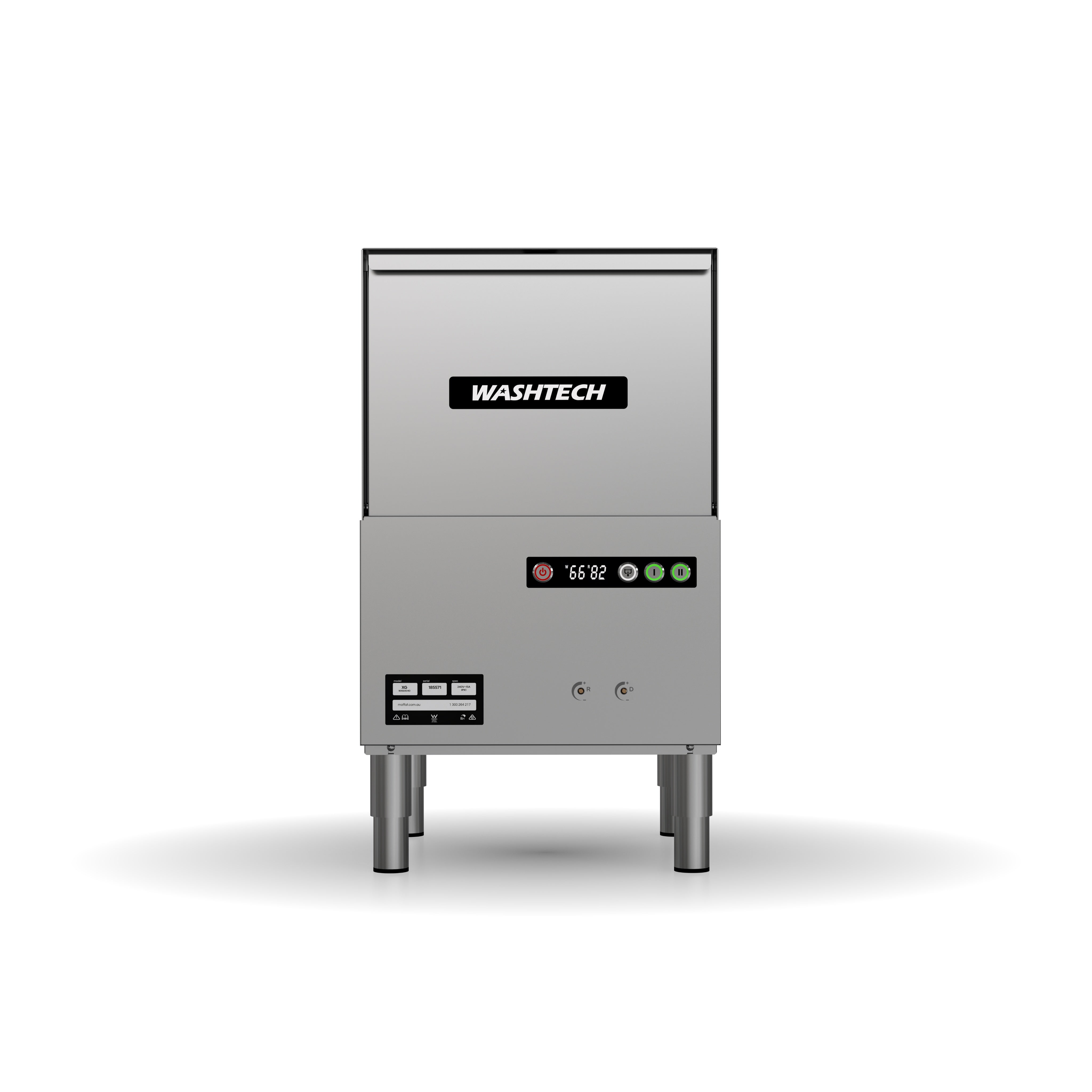Washtech Undercounter Glasswasher 365mm Rack XG