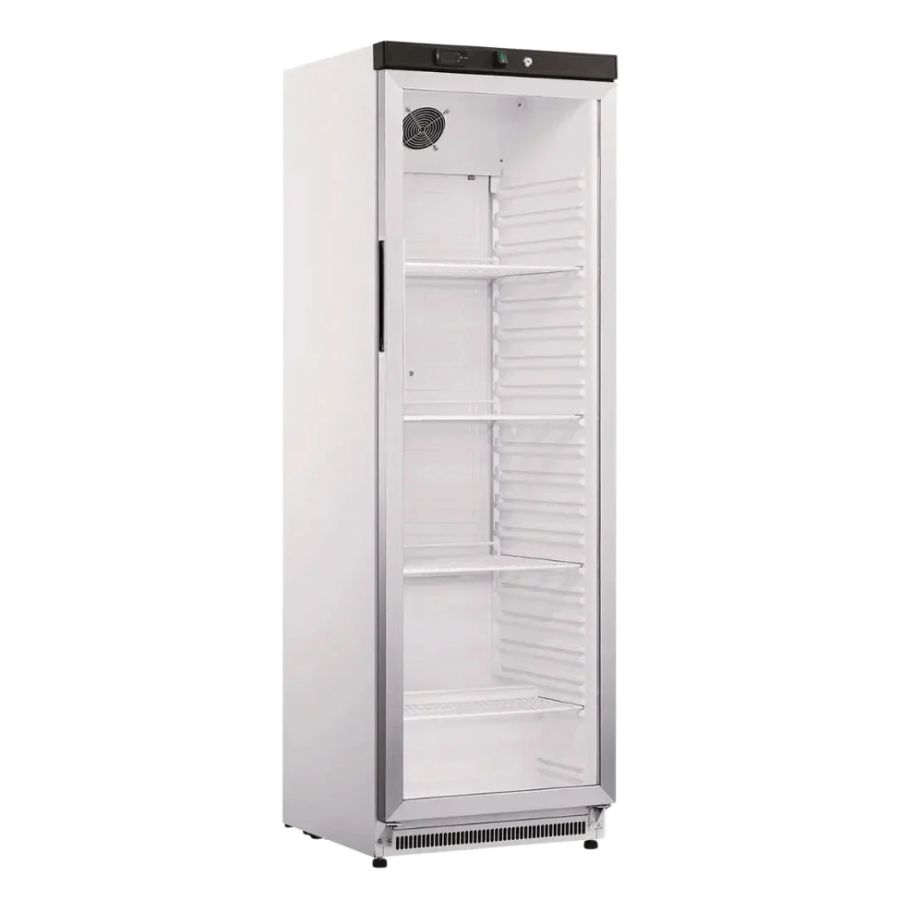 F.E.D ThermasterXR400SG Stainless Steel Upright Static Display Fridge  XR400SG Mattys