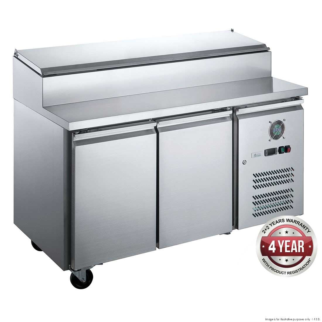 F.E.D. FED-X S/S Two Door Sandwich Counter - XSS7C13S2V Mattys