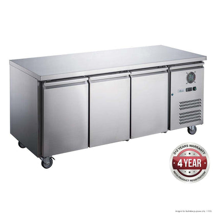 F.E.D. FED-X XUB7F18S3V S/S Three Door Bench Freezer Mattys