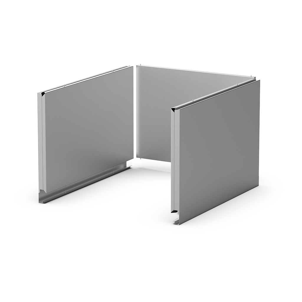 UNOX Side covers for ultra high open stand. (XUC233) — a commercial kitchen equipment accessory, supplied by Matty's.