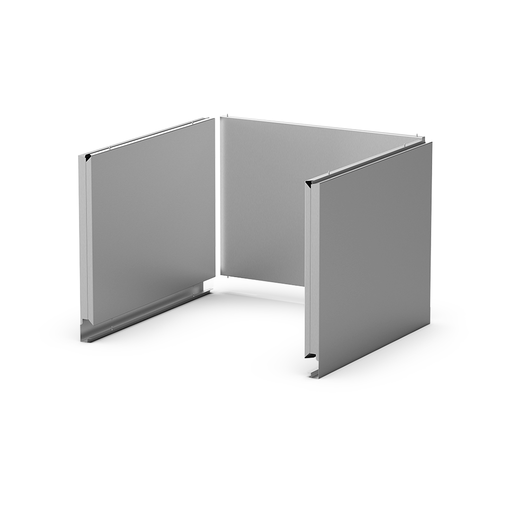 UNOX Side covers for ultra high open stand. (XUC235) — a commercial kitchen equipment accessory, supplied by Matty's.