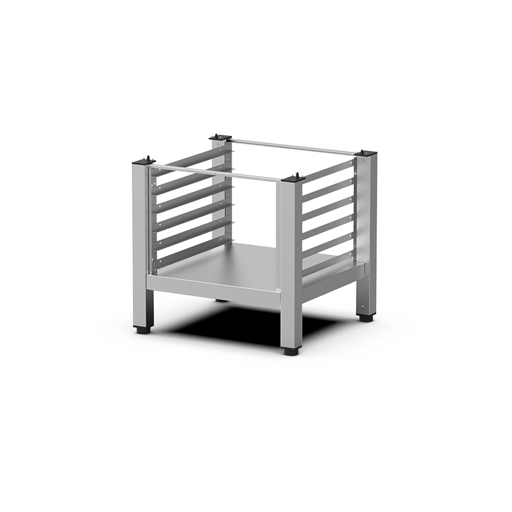 UNOX Intermediate Open Stand with Lateral Supports (XWKRT-06HS-M) — a commercial kitchen equipment accessory, supplied by Matty's.